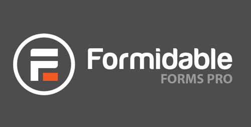 Formidable Forms Pro v3.05 - WordPress Form Builder + Formidable Forms Add-Ons
