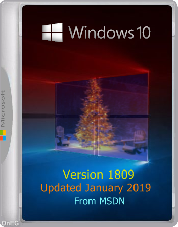 Windows 10 Version 1809 Updated January 2019 Оригинальные образы MSDN