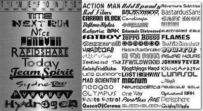Rare Fonts Pack