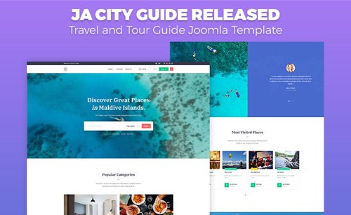 JoomlArt - JA City Guide v1.0.2 - Creative Travel and Tour Guide Joomla Template
