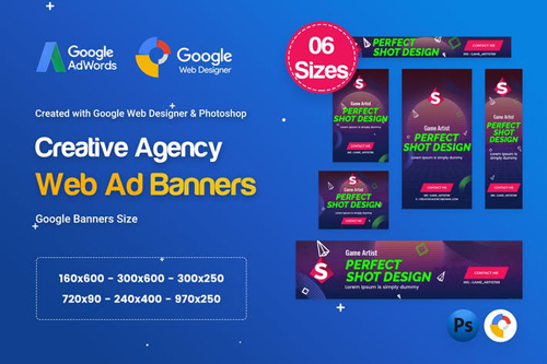 Creative, Startup Agency Banners HTML5 D41 - GWD - FHNQ2U