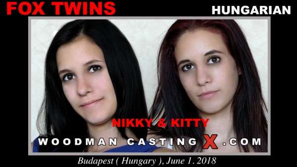 Постер:Fox Twins (Nikky Fox and Kitty Fox) - Woodman Casting X 190 * Updated * (2018) SiteRip