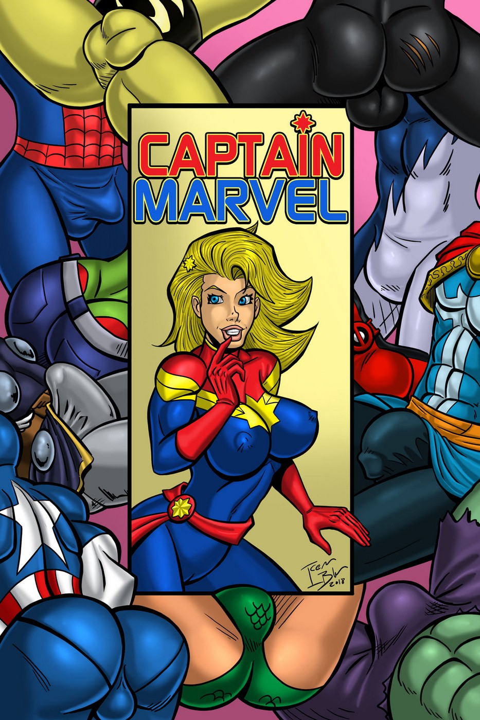 Iceman Blue - Captain Marvel