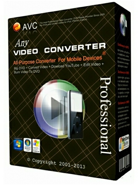 Any Video Converter Professional 6.3.7