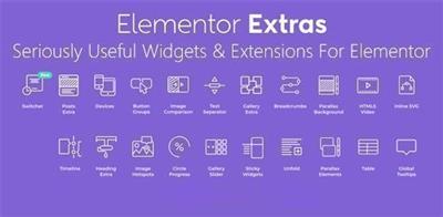 Elementor Extras v2.0.9 - Seriously Useful Widgets & Extensions For Elementor - NULLED