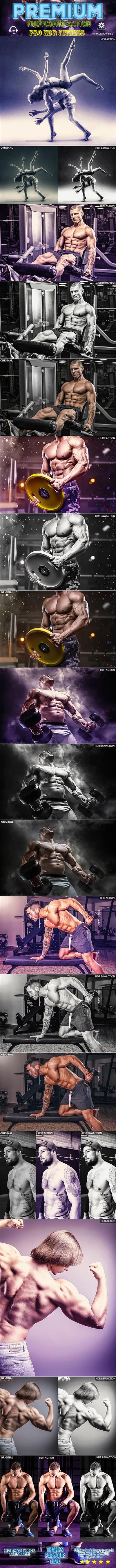 GraphicRiver - Fitness HDR Photoshop Action 23155601