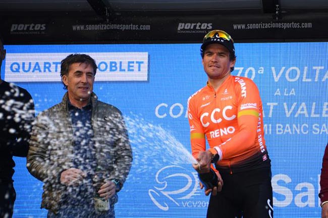 Бельгиец Ван Авермат победил на третьем этапе велогонки «Вуэльта Валенсии»