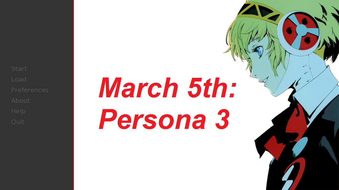 JJMJ - March 5th: Persona 3 - Version 1.0
