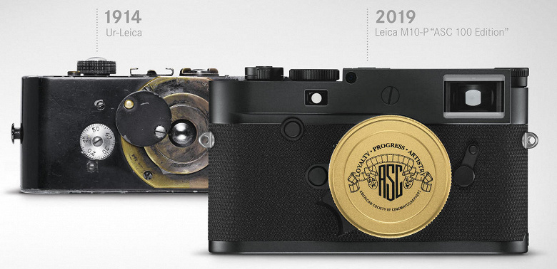 Выпуск камеры Leica M10-P ASC 100 Edition подогнан к 100-летию Американского общества кинооператоров