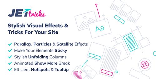 CodeCanyon - JetTricks v1.1.8 - Visual Effects Addon for Elementor - 21997850