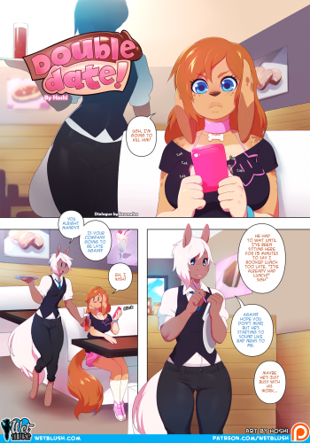 Updated fantastic furry comic by Hoshi - Double Date