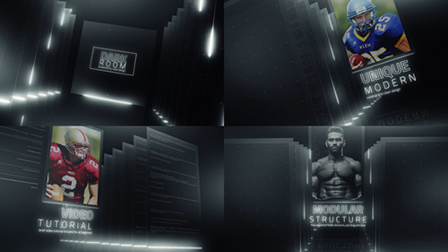 Dark Room Sports Cinematic Titles - Project for After Effects (Videohive)