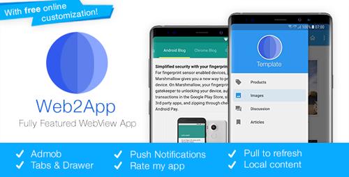 CodeCanyon - Web2App v3.4 - Quickest Feature-Rich Android Webview - 8980493