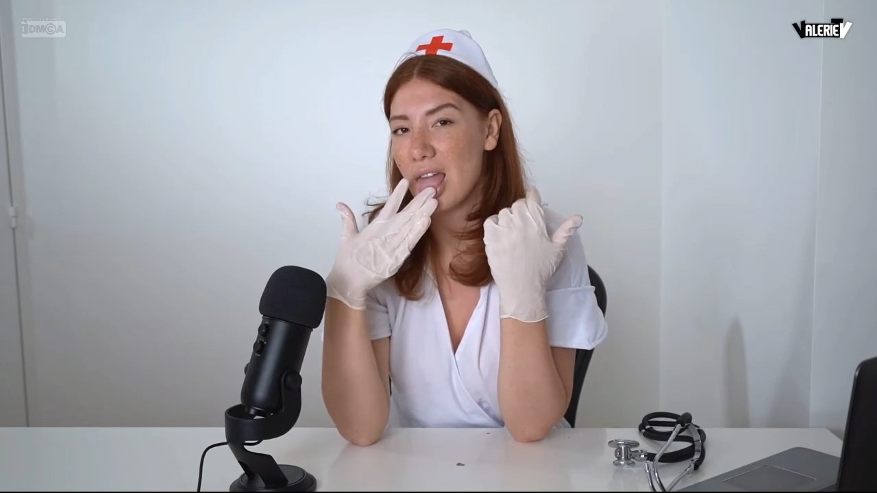 [Pornhubpremium.com] ValerieTelevision redhead nurse offer you ASMR and JOI [2019 ., Redhead,Solo,JOI,ASMR,Nurse,Gloves,Roleplay, HDRip]
