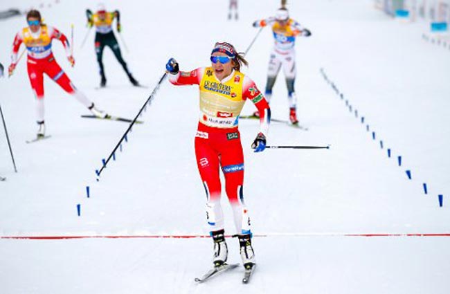 Норвежка Фалла стала двукратной чемпионкой мира в лыжном спринте
