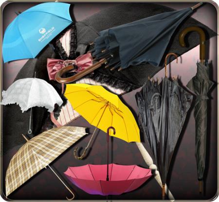 Png клипарты - Стилные зонты