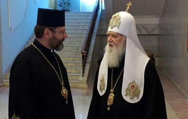 УГКЦ хочет отслужить литургию в Софие Киевской. Филарет против