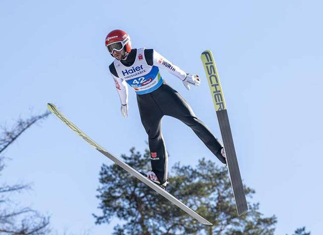 Немец Маркус Айзенбихлер – чемпион мира по прыжкам с трамплина; Калиниченко – 42-й