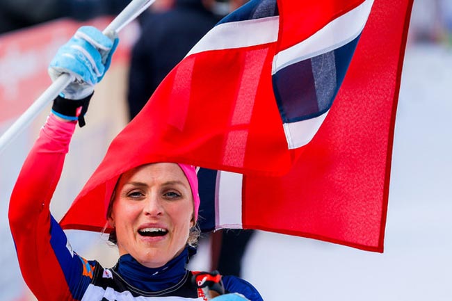 Тереза Йохауг победила в масс-старте свободным стилем на чемпионате мира в Зеефельде
