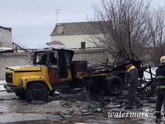 В Харькове взорвалось авто коммунальщиков, есть конченый: видео с места ЧП