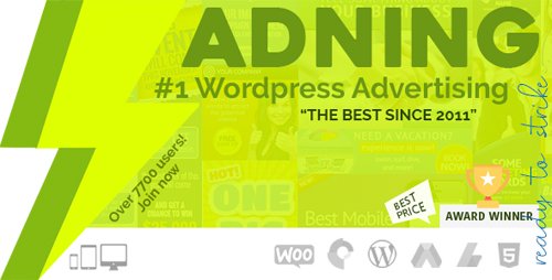 CodeCanyon - Adning Advertising v1.3.4 - Professional, All In One Ad Manager for Wordpress - 269693 - NULLED