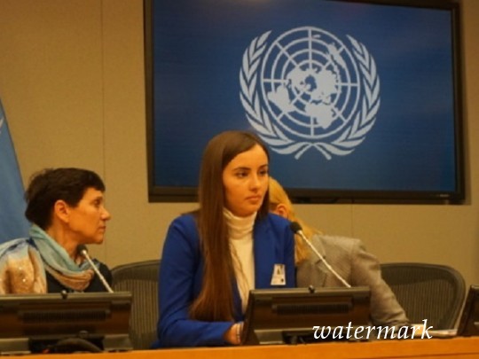 «Вручайте не терять то, что делает нас людьми»: дочь военнопленного украинского моряка выступила с глубокой речью в ООН(видео)