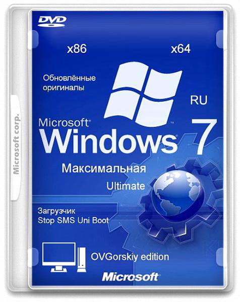 Windows 7 Максимальная SP1 Orig w.BootMenu by OVGorskiy 03.2019 (x86/x64/RUS)