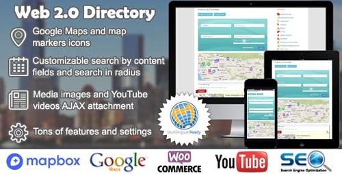 CodeCanyon - Web 2.0 Directory v2.2.9 - plugin for WordPress - 6463373 - NULLED
