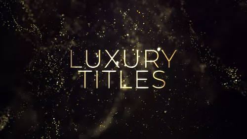 Luxury Gold Titles - Project for After Effects (Videohive)