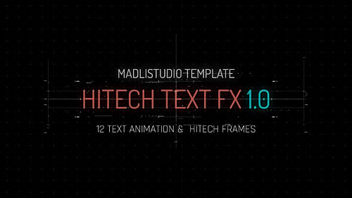 Hitech Text FX - Project for After Effects (Videohive)