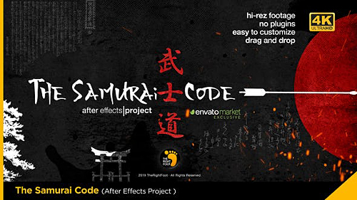 The Samurai Code Opener - Project for After Effects (Videohive)