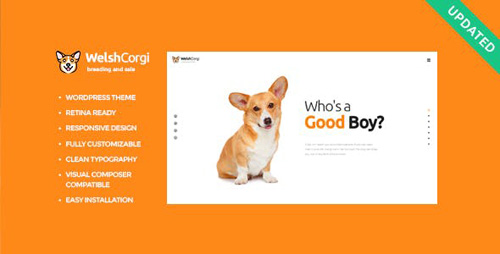ThemeForest - Welsh Corgi v1.0.1 - Dog Breeding and Sale WordPress Theme - 21093966