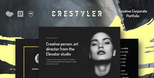 ThemeForest - Crestyler v1.0 - Creative Portfolio WordPress Theme - 21712293