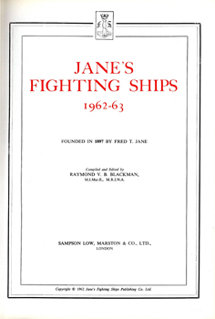 Jane's Fighting Ships 1962-63