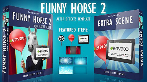 Funny Horse 2 Logo Reveal - Project for After Effects (Videohive)