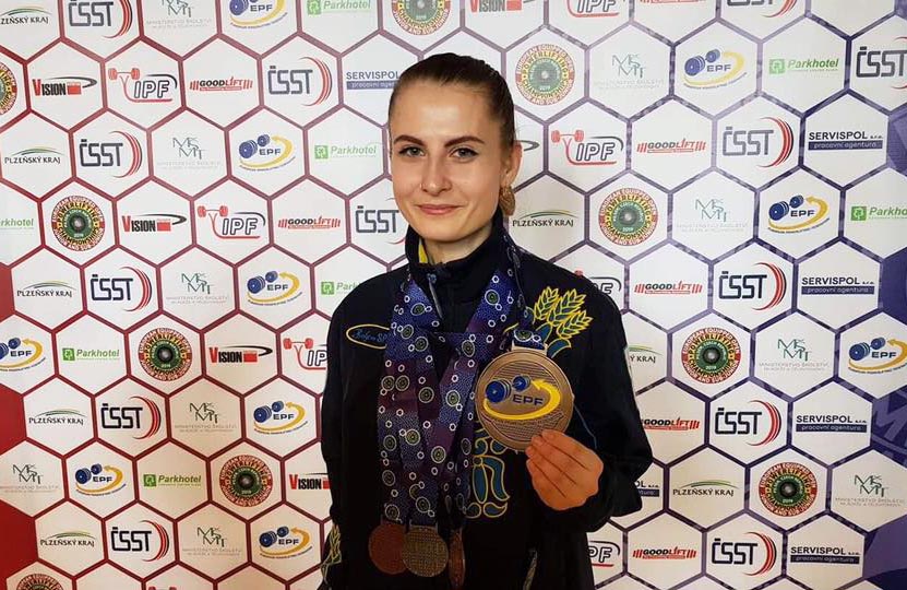Вісті з Полтави - Полтавка Дарія Бражник — чемпіонка Європи з пауерліфтингу