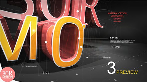 3D Text Reveal 22757661 - Project for After Effects (Videohive)