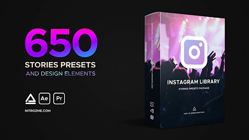 Instagram Library - Stories Presets Package - After Effects Add Ons & Project (Videohive)