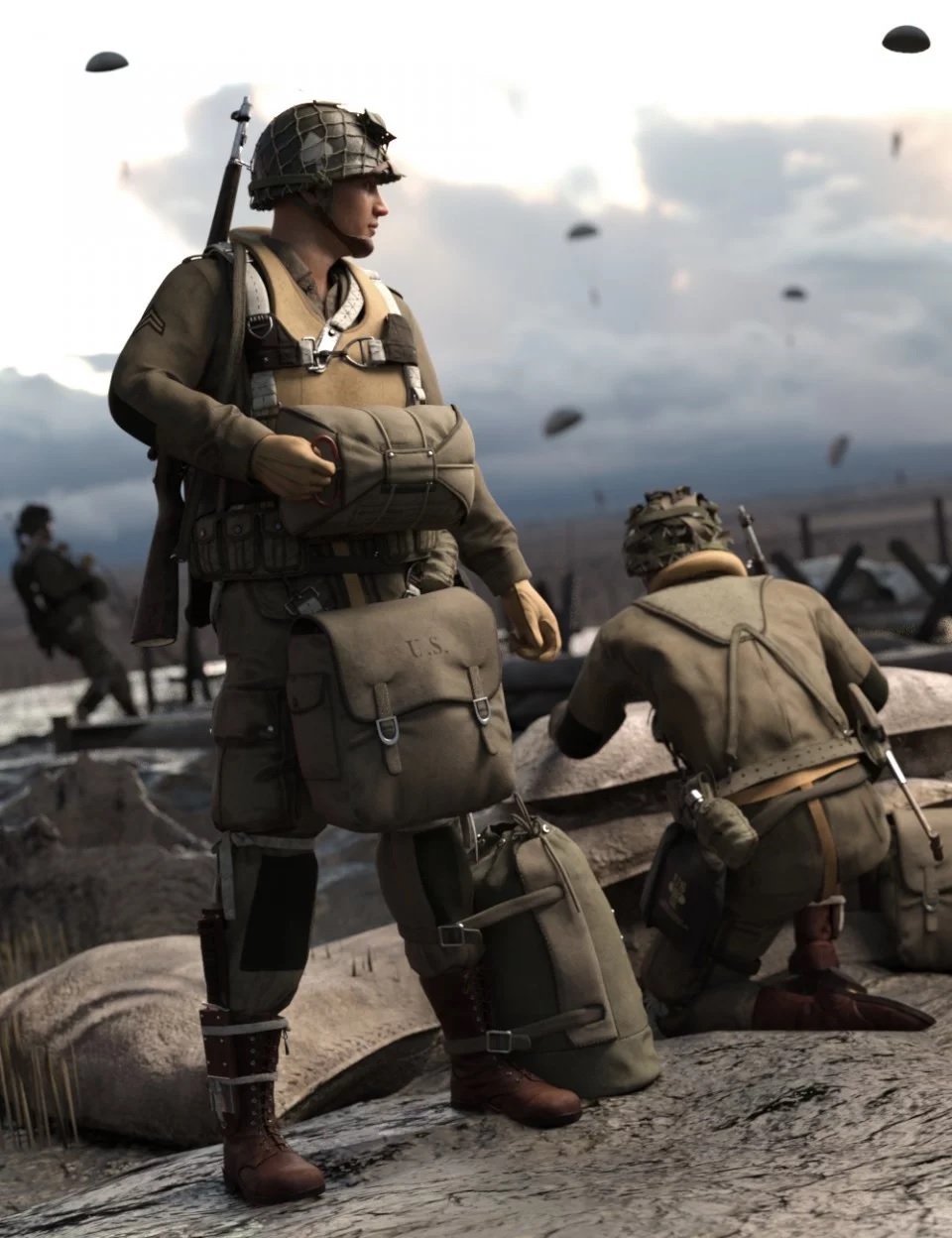 US WW2 Uniform Paratrooper Expansion