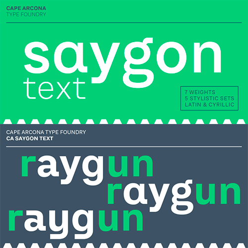 CA Saygon Text Font Family