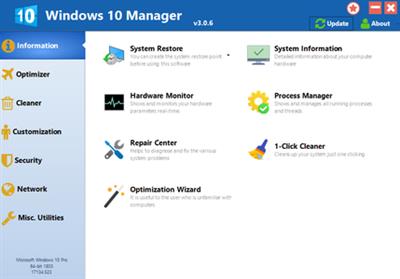 Yamicsoft Windows 10 Manager 3.0.7 Multilingual + Portable