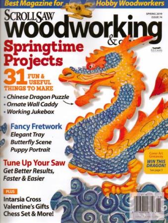 ScrollSaw Woodworking & Crafts №74  (2019) 