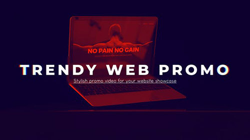 Trendy Website Promo - Project for After Effects (Videohive)