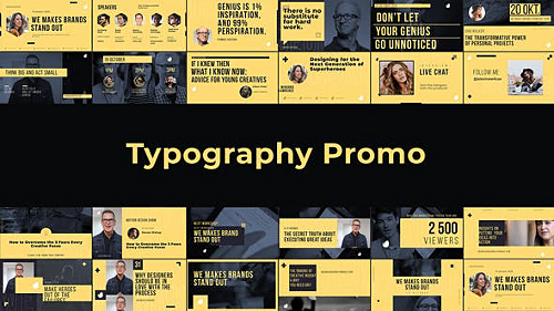 Typography Promo 22855213 - Project for After Effects (Videohive)