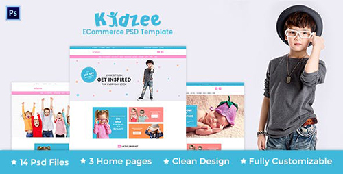 ThemeForest - KIDZEE - eCommerce PSD Template 14158306