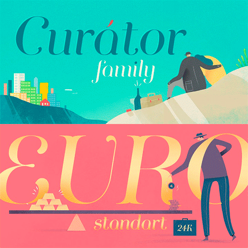 Curator font family