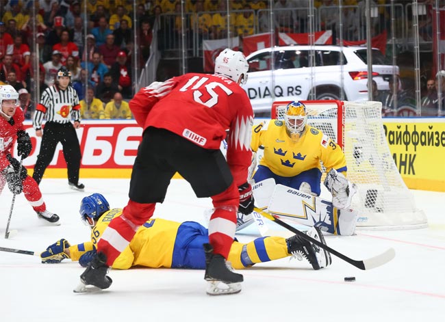 Хоккей. ЧМ-2019. Швеция одолела Швейцарию, Словакия разгромила Великобританию (+Видео)
