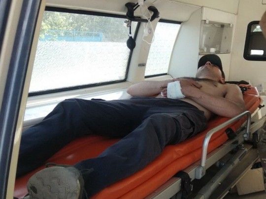 Летел от боевиков: пограничники рассказали о спасении раненого обитателя неподконтрольного Шахтерска