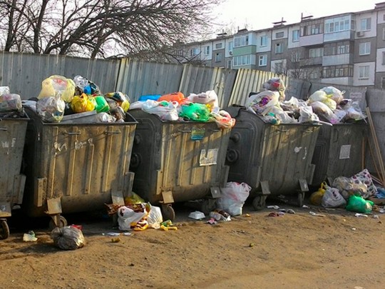 В Кропивницком оригинально проучили дилетанта выбрасывать мусор в неположенном месте