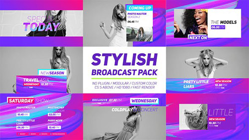 Stylish Broadcast Pack 19749725 - Project for After Effects (Videohive)